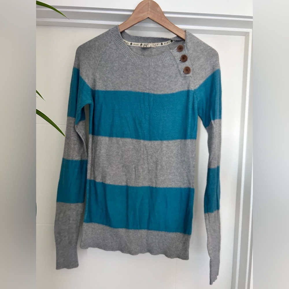 Roxy Striped Block Sweater